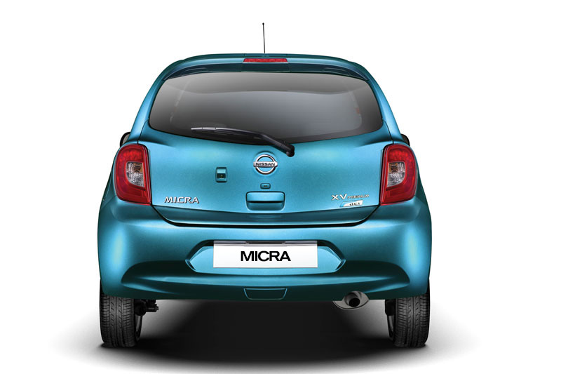 2014 Nissan Micra Rear View 'Turquoise Blue'