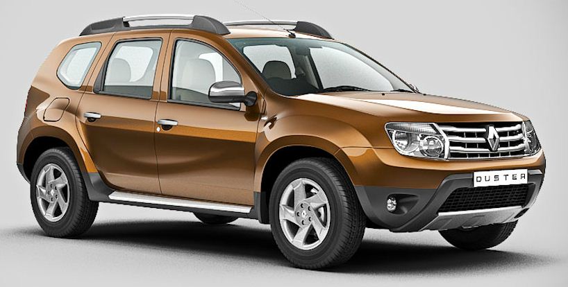 Renault Duster 3 Quarter Front Metallic Woodland Brown 