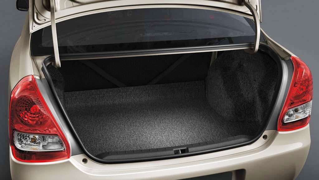 Toyota Etios Sedan Boot Space