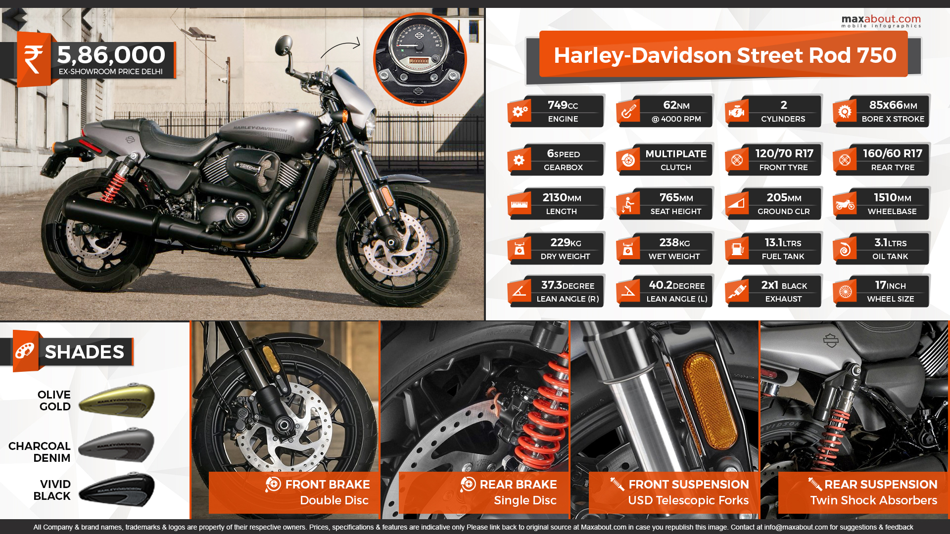 harley davidson street rod 750 weight