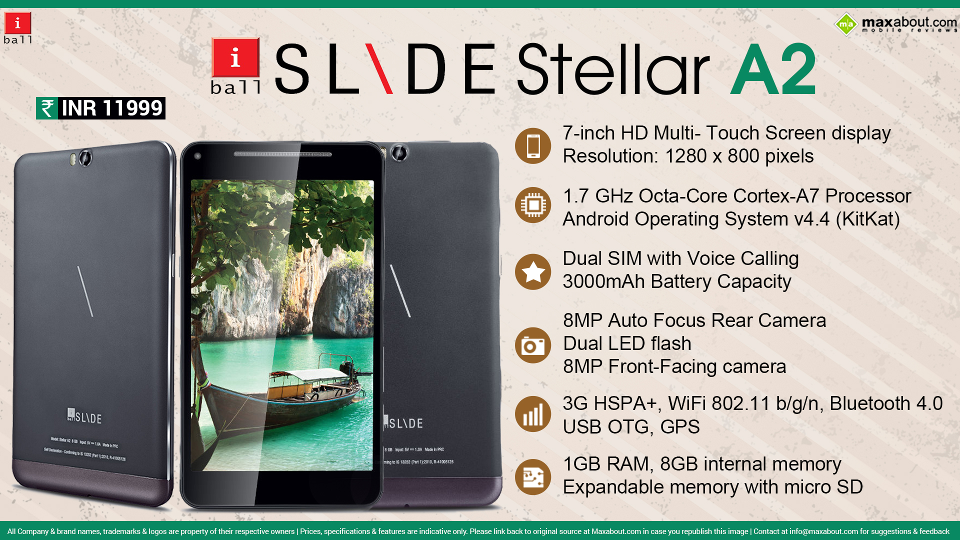 Quick Facts iBall Slide Stellar A2