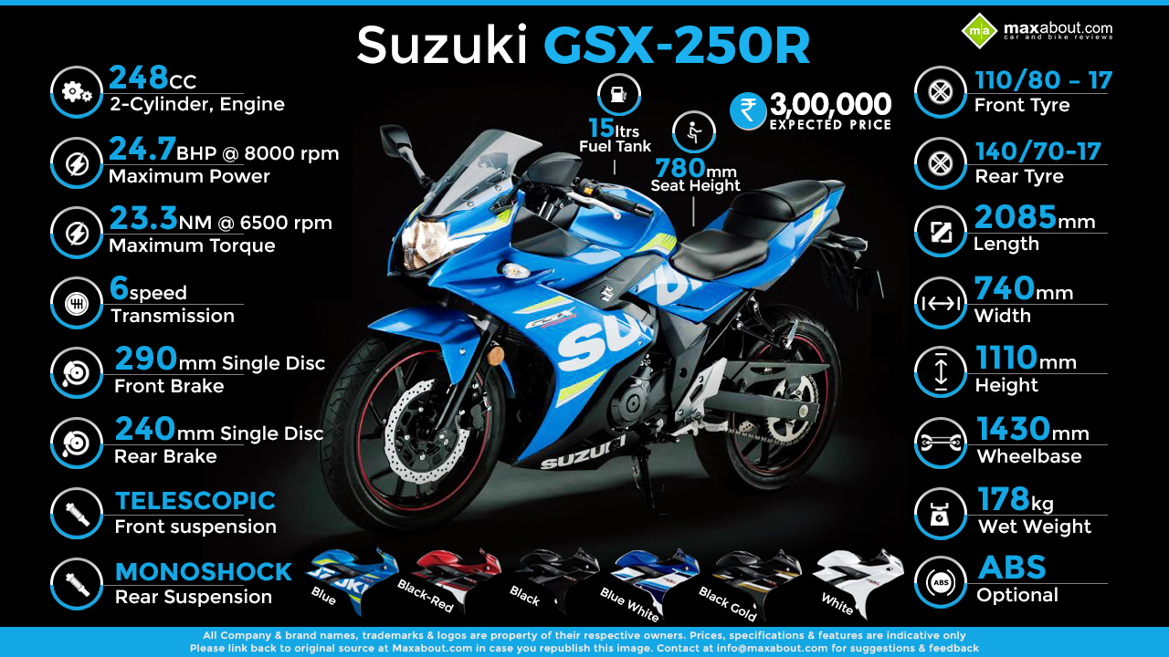 Fast Facts About Suzuki GSX250R (Gixxer 250)